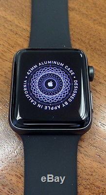 apple watch series 3 42mm space gray aluminum