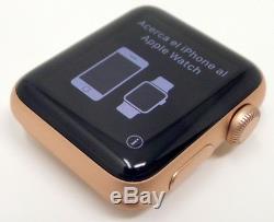 apple watch series 3 38mm gold aluminium case gps