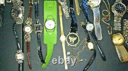 10+ Pound Lot Of Watches and Parts for Repair Metal Analog Dial Plastic Digital