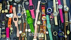 10+ Pound Lot Of Watches and Parts for Repair Metal Analog Dial Plastic Digital