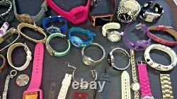 10+ Pound Lot Of Watches and Parts for Repair Metal Analog Dial Plastic Digital