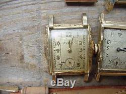 10 Vintage BULOVA Watches For Parts