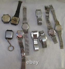 10 Vintage Quartz Wrist Watch Lot Casio, For Restore Or Parts Donor, Mlot #66