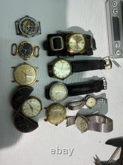 10 Watches Junk Condition For Parts Or Repair Vintage Watch Lot