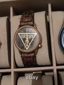 10 mens & Womens Timex Seiko Guess Quartz Watch Collection Parts Or Repair lot