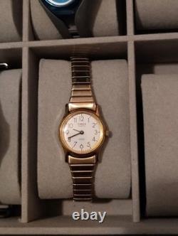 10 mens & Womens Timex Seiko Guess Quartz Watch Collection Parts Or Repair lot