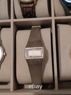 10 mens & Womens Timex Seiko Guess Quartz Watch Collection Parts Or Repair lot
