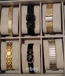 10 mens & Womens Timex Seiko Guess Quartz Watch Collection Parts Or Repair lot