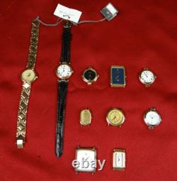 10pc Wristwatch Lot, Lady's, Michel Herbelin, France (For Parts or Repair)