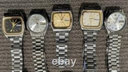 10x Original Seiko 5 Watches Automatic 17/21 Jewels For Repair /Parts Japan Made