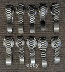 10x Original Seiko 5 Watches Automatic 17/21 Jewels For Repair /Parts Japan Made