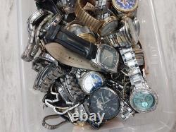 13 Pounds Men And Women Mixed Watch Lot for Parts Or Repairs Different Brands