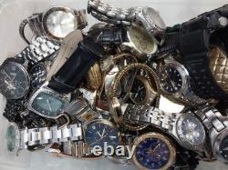 13 Pounds Men And Women Mixed Watch Lot for Parts Or Repairs Different Brands