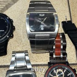 13-Qty Watch Lot for Parts Repair Seiko Suunto Michael Kors Denver Some Runners