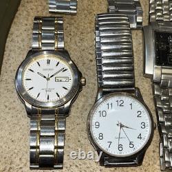 13-Qty Watch Lot for Parts Repair Seiko Suunto Michael Kors Denver Some Runners