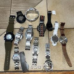 13-Qty Watch Lot for Parts Repair Seiko Suunto Michael Kors Denver Some Runners 13-Qty Watch Lot for Parts Repair Seiko Suunto Michael Kors Denver Some Runners