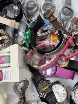 13 lb Watch Parts Repair Lot Untested Watches Straps Watch Heads Missing Parts