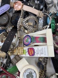 13 lb Watch Parts Repair Lot Untested Watches Straps Watch Heads Missing Parts