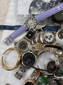 13 lb Watch Parts Repair Lot Untested Watches Straps Watch Heads Missing Parts