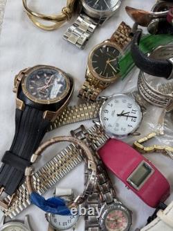 13 lb Watch Parts Repair Lot Untested Watches Straps Watch Heads Missing Parts
