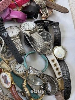 13 lb Watch Parts Repair Lot Untested Watches Straps Watch Heads Missing Parts