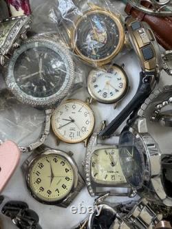 13 lb Watch Parts Repair Lot Untested Watches Straps Watch Heads Missing Parts