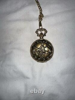 14 Brigade Pocket Watch & 6 with Chain, Vintage theme for parts as is see pics