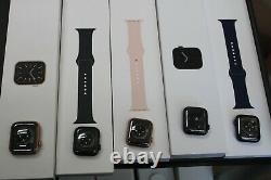 #14 Lot Of 5 Apple Watches Series 6 Gps+cell Act Lock Diffent Models Read