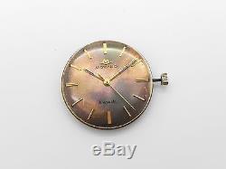14k Yellow Gold MOVADO Kingmatic Sub Sea Automatic Watch 17j Cal 395 For Parts