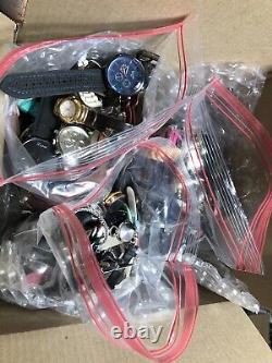 15LB Watch Lot Men's Women's Watches Untested For Parts/Repair Some Brands