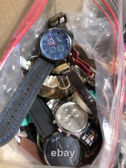 15LB Watch Lot Men's Women's Watches Untested For Parts/Repair Some Brands