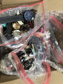 15LB Watch Lot Men's Women's Watches Untested For Parts/Repair Some Brands