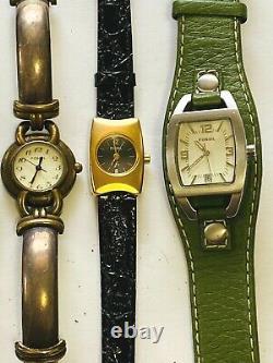 15pc FOSSIL Watch Lot with 1 Relic Men's & Women's for Parts or Repair