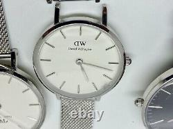 16 Daniel Wellington Men's & Women's Watches Mix Lot Broken As Is FOR PARTS