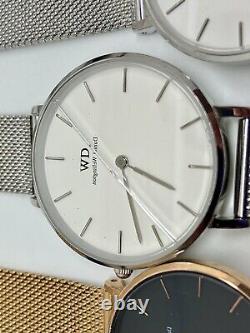 16 Daniel Wellington Men's & Women's Watches Mix Lot Broken As Is FOR PARTS