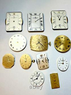 16 Vintage Baume & Mercier Men's & Women's Quartz Watch Movements For Parts