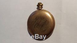 16s Waltham 21j Crescent St. Pocket Watch, Wind Indicator. For Parts