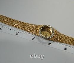 18 Karat and Diamond Baume & Mercier watch case & band Movement is not working