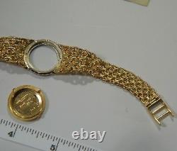 18 Karat and Diamond Baume & Mercier watch case & band Movement is not working