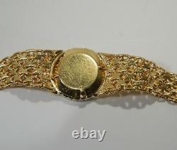 18 Karat and Diamond Baume & Mercier watch case & band Movement is not working