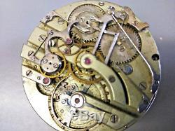 1800's Big size Lecoultre Swiss, High Grade Chronograph Pocket watch, for part