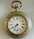 1890s Swiss Pocket Watch Gurzelen Star Antique ornate design. Not Working