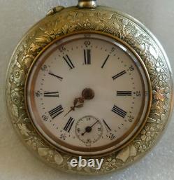 1890s Swiss Pocket Watch Gurzelen Star Antique ornate design. Not Working