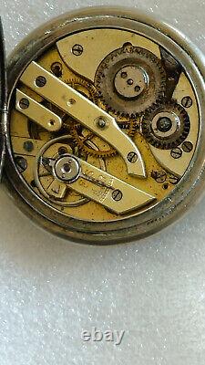 1890s Swiss Pocket Watch Gurzelen Star Antique ornate design. Not Working