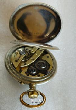 1890s Swiss Pocket Watch Gurzelen Star Antique ornate design. Not Working