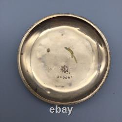 1897 Hampden Menlo Park Pocket Watch 17j 54mm BROKEN FOR PARTS OR REPAIR