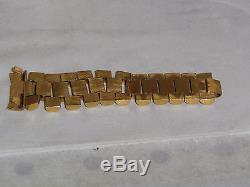 18K Men's President Rolex Watch Band FOR PARTS SOLD AS IS NO RETURNS