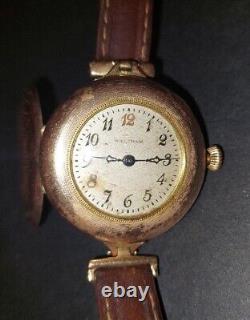 1910-1920s Vtg Waltham A. W. W. Co Mass Watch For Parts/Rep Wadsworth Referee 20Y