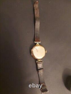 1910-1920s Vtg Waltham A. W. W. Co Mass Watch For Parts/Rep Wadsworth Referee 20Y