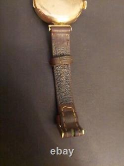1910-1920s Vtg Waltham A. W. W. Co Mass Watch For Parts/Rep Wadsworth Referee 20Y